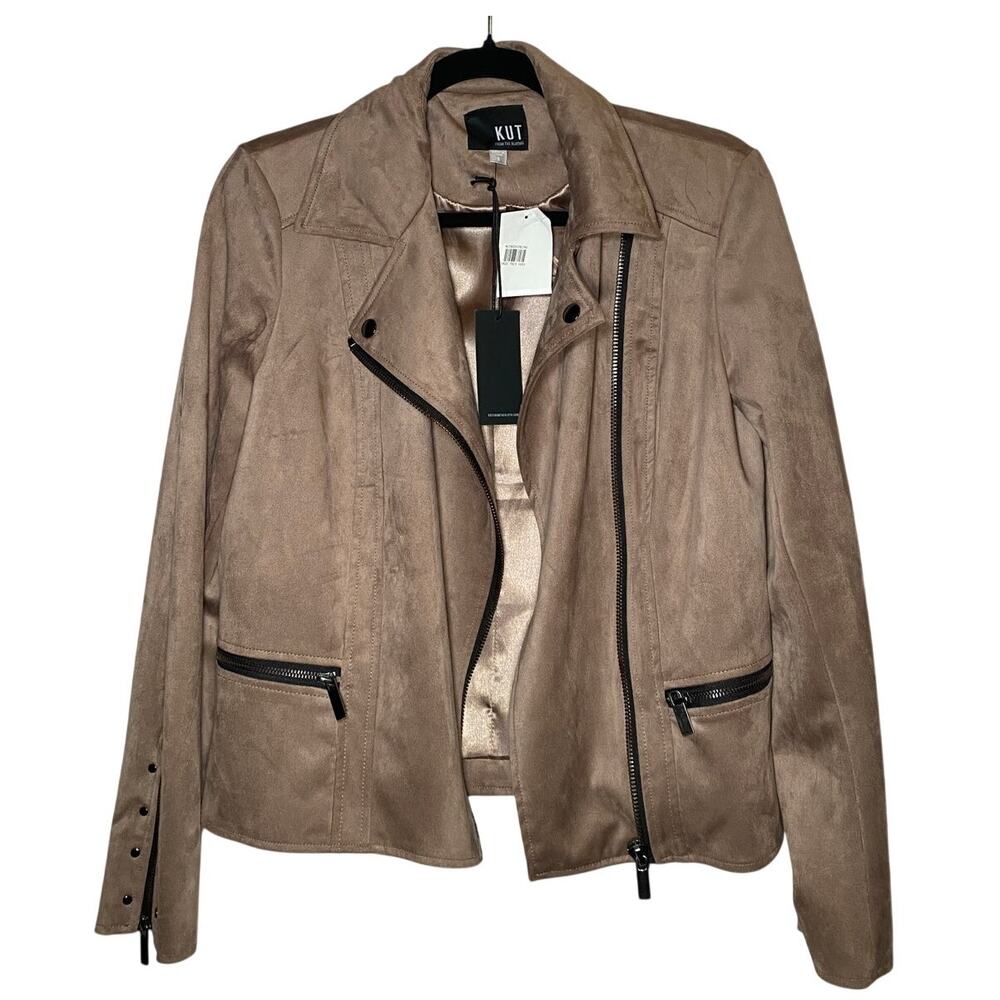 Kut From The Kloth - NWT - Tan Suede-Like Jacket - Size S